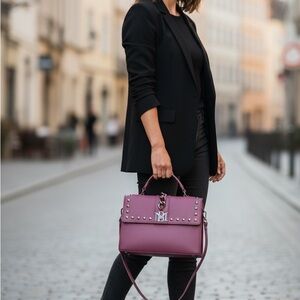 Badgley Mischka Purple Crossbody Bag